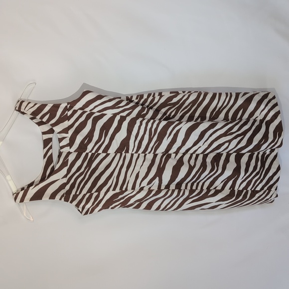 Zebra Print Sleeveless Dress MICHAEL KORS - Picture 6 of 10